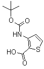 3-[(tert-Butoxy)carbonylamino]thiophene-2-carboxylic acid molecular structure (CAS 101537-64-8)