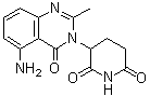 3-(5-Amino-2-methyl-4-oxoquinazolin-3(4H)-yl)-piperidine-2,6-dione molecular structure (CAS 1015474-32-4)