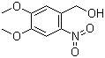 结构式 CAS# 1016-58-6, 4,5-二甲氧基-2-硝基苯甲醇