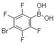 4-Bromo-2,3,5,6-tetrafluorophenylboronic acid molecular structure (CAS 1016231-40-5)