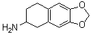 5,6,7,8-Tetrahydronaphtho[2,3-d]-1,3-dioxol-6-amine molecular structure (CAS 101625-35-8)