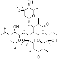 结构式 CAS# 101666-68-6, N-去甲基克拉霉素