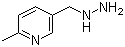 structure of CAS# 1016705-16-0, 5-(Hydrazinylmethyl)-2-methylpyridine;1-((6-Methylpyridin-3-yl)methyl)hydrazine