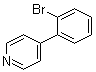 structure of CAS# 101681-34-9, 4-(2-Bromophenyl)pyridine;3-Bromo-4-(4-pyridyl)benzene