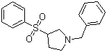 1-Benzyl-3-(phenylsulfonyl)pyrrolidine molecular structure (CAS 101767-83-3)