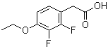 4-Ethoxy-2,3-difluorophenylacetic acid molecular structure (CAS 1017779-62-2)