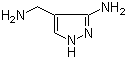 3-Amino-1H-pyrazole-4-methanamine molecular structure (CAS 1017785-11-3)