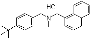 结构式 CAS# 101827-46-7, 盐酸布替萘芬; N-(4-叔丁基苯基)-N-甲基-1-萘甲胺盐酸盐