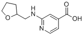 结构式 CAS# 1019452-63-1, 2-[(四氢-2-呋喃基甲基)氨基]-异烟酸