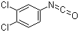 3,4-二氯苯异氰酸酯分子结构 (CAS 102-36-3)