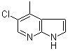structure of CAS# 1020056-87-4, 5-Chloro-4-methyl-1H-pyrrolo[2,3-b]pyridine