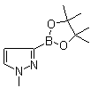 1-Methylpyrazol-3-yl-boronic acid pinacol ester molecular structure (CAS 1020174-04-2)
