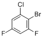 structure of CAS# 1020198-58-6, 2-Bromo-1-chloro-3,5-difluorobenzene