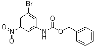 N-(3-Bromo-5-nitrophenyl)carbamic acid phenylmethyl ester molecular structure (CAS 1020252-75-8)