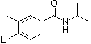 structure of CAS# 1020252-77-0, 4-Bromo-3-methyl-N-(1-methylethyl)benzamide