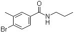 4-Bromo-3-methyl-N-propylbenzamide molecular structure (CAS 1020252-79-2)