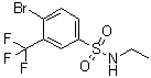 structure of CAS# 1020252-99-6, 4-Bromo-N-ethyl-3-(trifluoromethyl)benzenesulfonamide