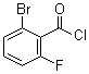 结构式 CAS# 1020718-20-0, 2-溴-6-氟苯甲酰氯