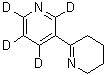 3,4,5,6-Tetrahydro-2,3'-bipyridine-2',4',5',6'-d<sub>4</sub> molecular structure (CAS 1020719-05-4)