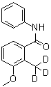 3-Methoxy-2-(methyl-d<sub>3</sub>)-N-phenylbenzamide molecular structure (CAS 1020719-60-1)