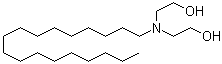 structure of CAS# 10213-78-2, N,N-Bis(2-hydroxyethyl)stearylamine;2,2'-(Octadecylimino)bis[ethanol]; 2,2'-(Octadecylimino)diethanol; Anstex SA 20; Antistat 273E; Armostat 1800; Armostat 400; Atmer AS 990; Bis(2-hydroxyethyl)octadecylamine; Denon 2035