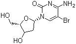 5-溴-2'-脱氧胞苷分子结构 (CAS 1022-79-3)