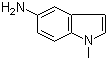 structure of CAS# 102308-97-4, 5-Amino-1-N-methylindole;1-Methyl-1H-indol-5-amine