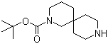 structure of CAS# 1023595-19-8, tert Butyl 2,9-diazaspiro[5.5]undecane-2-carboxylate