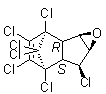 structure of CAS# 1024-57-3, Heptachlor epoxide;Heptachlor exo-epoxide; Heptepoxide; Velsicol 53CS17; cis-Heptachlor epoxide