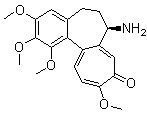 (+)-N-去乙酰基秋水仙碱分子结构 (CAS 102419-91-0)