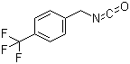 4-(三氟甲基l)苄基异氰酸酯分子结构 (CAS 102422-55-9)