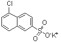 5-氯-2-萘磺酸钾分子结构 (CAS 1024267-23-9)