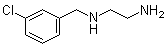 结构式 CAS# 102450-75-9, N1-[(3-氯苯基)甲基]-1,2-乙二胺