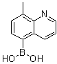 (8-Methyl-5-quinolyl)boronic acid molecular structure (CAS 1025010-58-5)