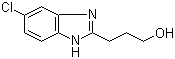 结构式 CAS# 10252-89-8, 3-(5-氯-1H-苯并咪唑-2-基)-1-丙醇