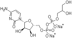 structure of CAS# 102601-56-9, Cytidine 5'-diphosphoglycerol disodium salt