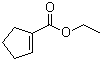 Ethyl 1-cyclopentene-1-carboxylate molecular structure (CAS 10267-94-4)