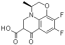 structure of CAS# 1026952-91-9, (3S)-9,10-Difluoro-2,3,6,7-tetrahydro-3-methyl-7-oxo-5H-pyrido[1,2,3-de]-1,4-benzoxazine-6-carboxylic acid