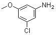 structure of CAS# 10272-06-7, 3-Chloro-5-methoxyaniline;3-Chloro-5-methoxybenzenamine