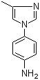 1-(4-氨基苯基)-4-甲基-1H-咪唑分子结构 (CAS 102791-87-7)