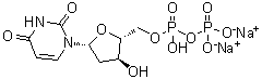 2'-Deoxyuridine 5'-(trihydrogen diphosphate) disodium salt molecular structure (CAS 102814-06-2)
