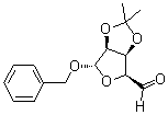 (5S)-Phenylmethyl 3,4-O-(1-methylethylidene)-D-arabino-pentodialdo-5,2-furanoside molecular structure (CAS 102854-75-1)