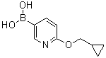 结构式 CAS# 1028749-31-6, 2-(环丙基甲氧基)吡啶-5-基硼酸