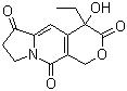 结构式 CAS# 102978-40-5, 4-乙基-7,8-二氢-4-羟基-1H-吡喃并[3,4-f]吲嗪-3,6,10(4H)-三酮