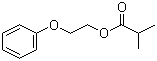 异丁酸苯氧乙酯分子结构 (CAS 103-60-6)