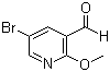 结构式 CAS# 103058-87-3, 5-溴-2-甲氧基吡啶-3-甲醛