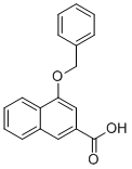 4-(Benzyloxy)-2-naphthoic acid molecular structure (CAS 1031223-87-6)