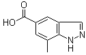 structure of CAS# 1031417-41-0, 7-Methyl-1H-indazole-5-carboxylic acid