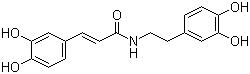 结构式 CAS# 103188-49-4, (E)-3-(3,4-二羟基苯基)-N-[2-(3,4-二羟基苯基)乙基]-2-丙烯酰胺