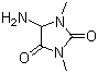 5-氨基-1,3-二甲基海因分子结构 (CAS 10319-64-9)
